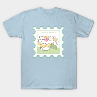 Blossom and Thrive with Loppi Tokki: Stamps of Growth and Flourishing Beauty! T-Shirt